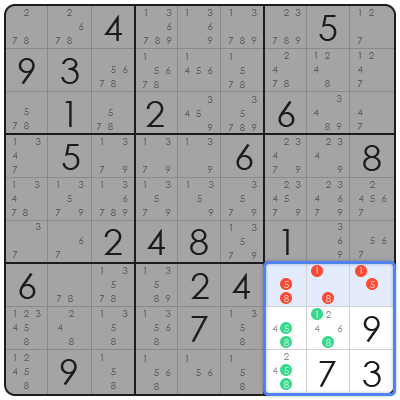 sudoku hidden pair